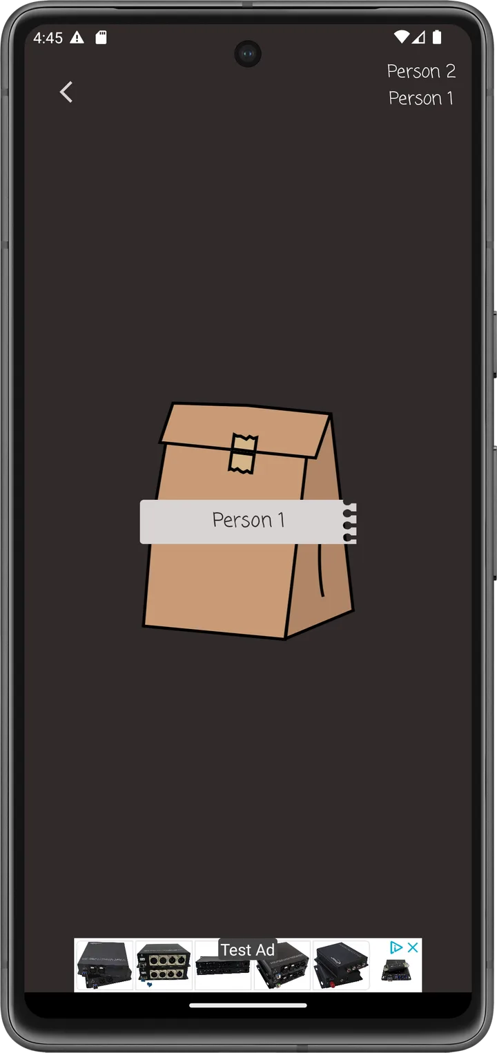 Resultado de un nombre extraído al azar en Name Draw